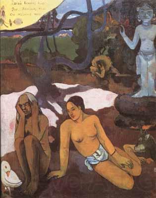 Paul Gauguin Where are we going (mk07) Spain oil painting art
